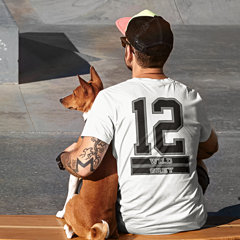 Lucky 12 Design Mens T Shirt from Wild&Grey