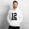 Lucky Number 12 - Over Head Mens Hoodie