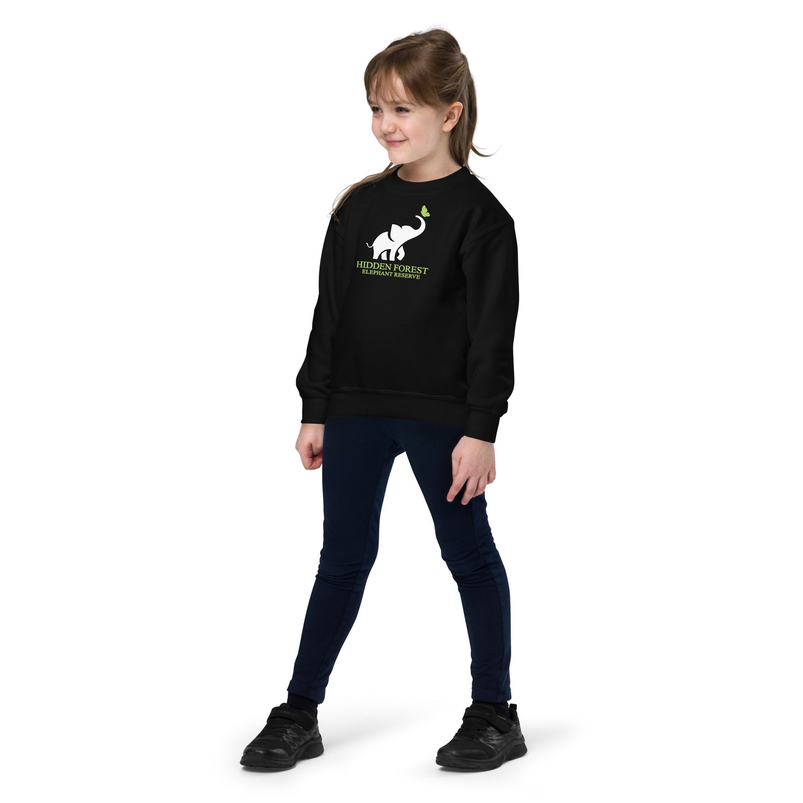 Girls Hidden Forest Crewneck Sweatshirt