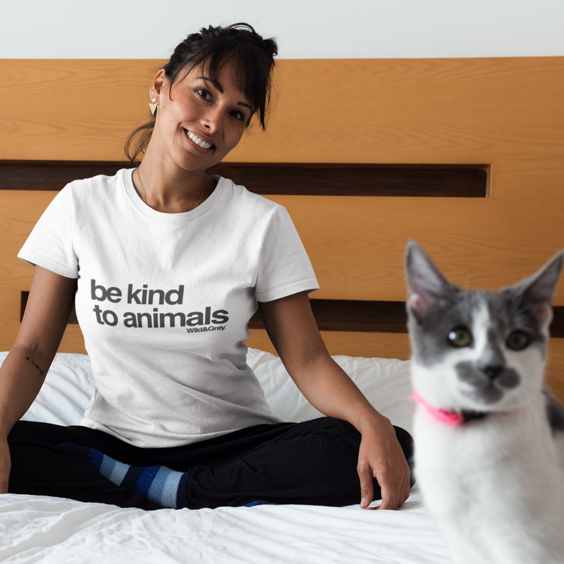 Be Kind to Animals - Womens Perfect T-Shirt