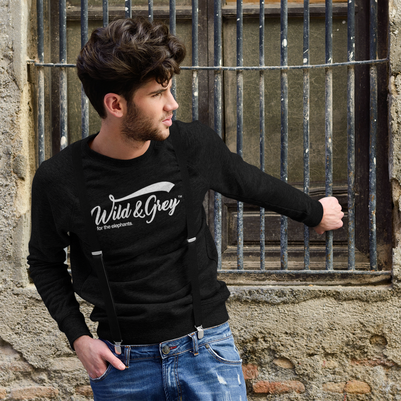 Retro Elephant Logo - Mens Sweater